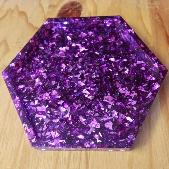 Coaster Set Handmade Sparkles - Picture 5 of 8